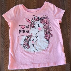 Pink Unicorn Kids T-Shirt